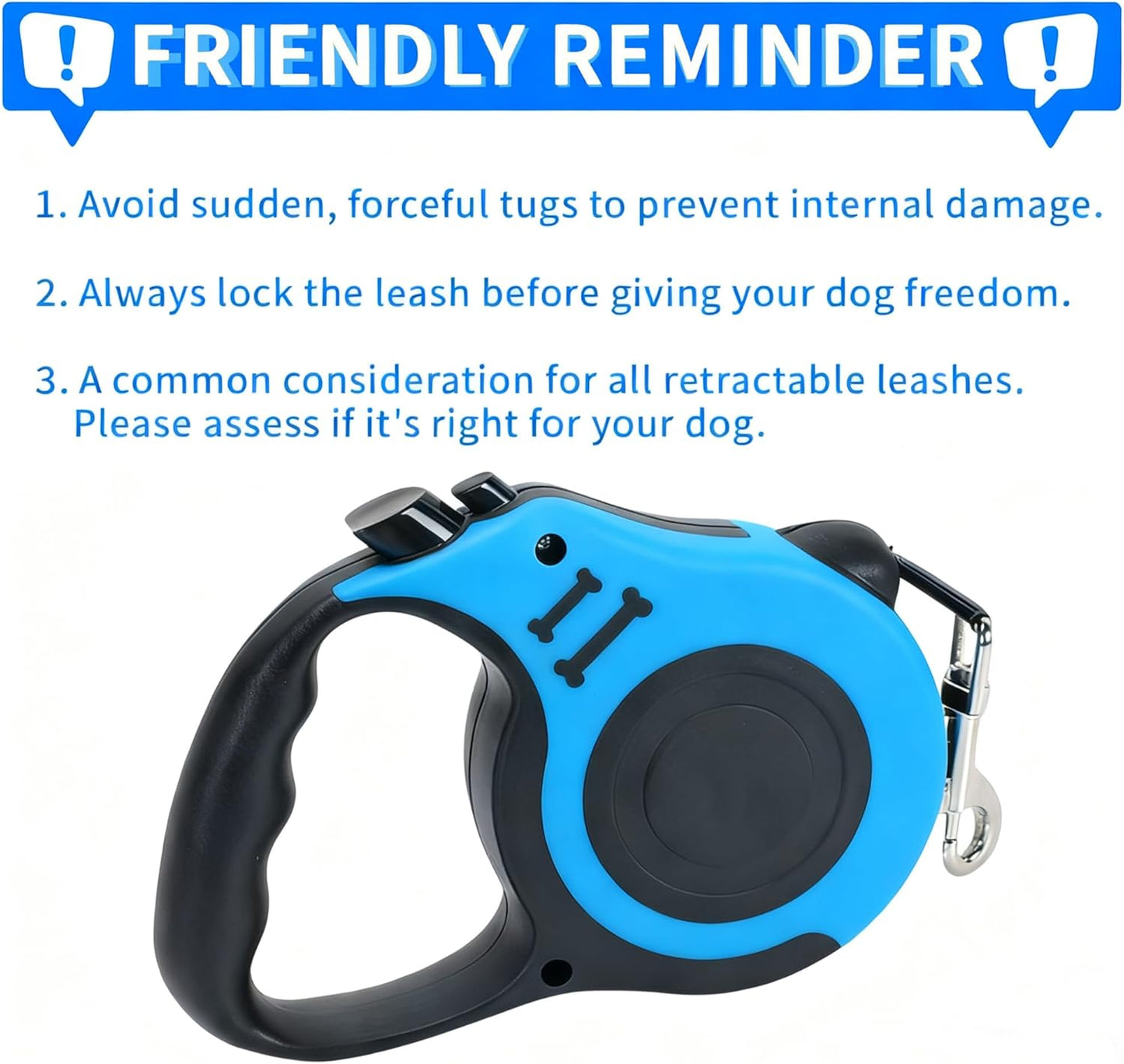 16 Ft Retractable Dog Leash for Small Medium Dogs, Anti-Slip Handle Strong Nylon Tape, No Tangle One-Hand Brake/Pause/Lock, Pink