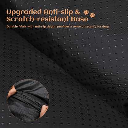 Big Dog Bed for Large Sized Dogs - Dog Crate Pad Removable Washable Cover, Non-Slip Bottom, Pet Mat Comfort Cushion for Joint Relief, Deep Sleep & Home Decor